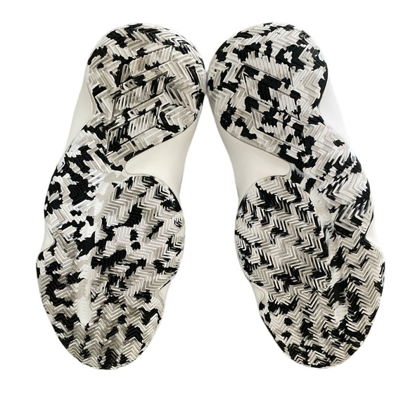 Adidas Kansas Jayhawks Team-Issued White Harden B/E 3 Basketball sneakers Sz 6.5 - Picture 5 of 7